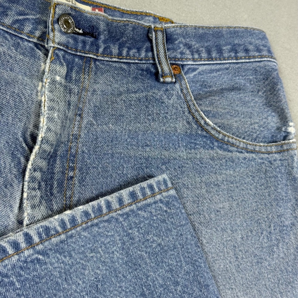 Levis Bootcut Jeans Mens Light Wash Blue Denim Pants 36x30